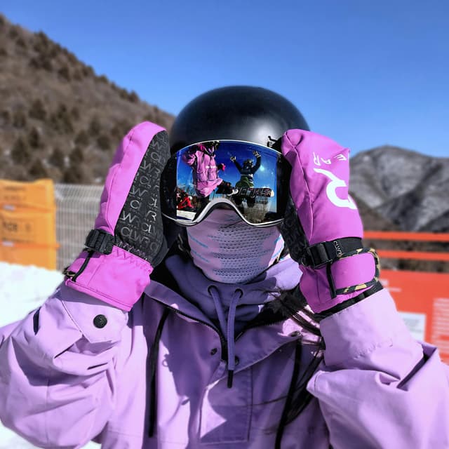 María García, skier